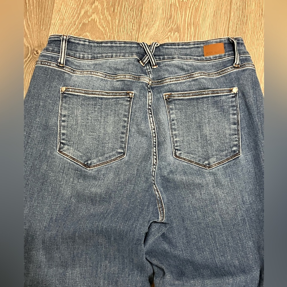 Judy Blue Wide Leg Denim Jeans - Picture 8 of 9